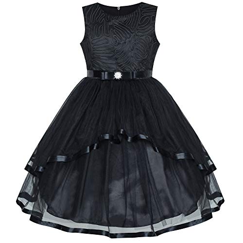 Sunny-fashion Mädchen Kleid, Schwarz, 5 Jahre Sunny-fashion Mädchen Kleid, Schwarz, 5 Jahre von Sunny Fashion
