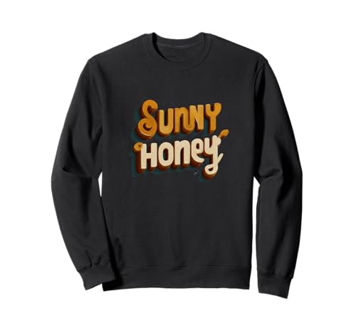 Wunderschönes sonniges Honig-Emblem für Erwachsene und Kinder Sweatshirt von Sunny Honey Outfit