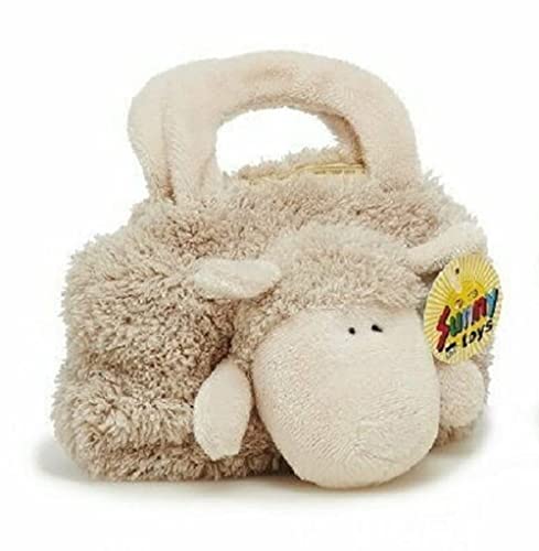 Sunny Toys - Bolso niñas a partir de 2 años - Felpa - Color beige oscuro - 17x7x14 von Sunny Toys