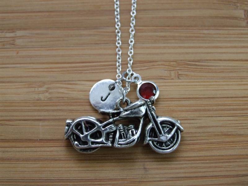 Fahrrad-Leben, Motorrad-Halskette, Motorrad-Schmuck, Fahrrad Erste Halskette, Schmuck, Fahrrad-Liebhaber-Geschenk, Biker Frau Personalisiert von SunnyCharms