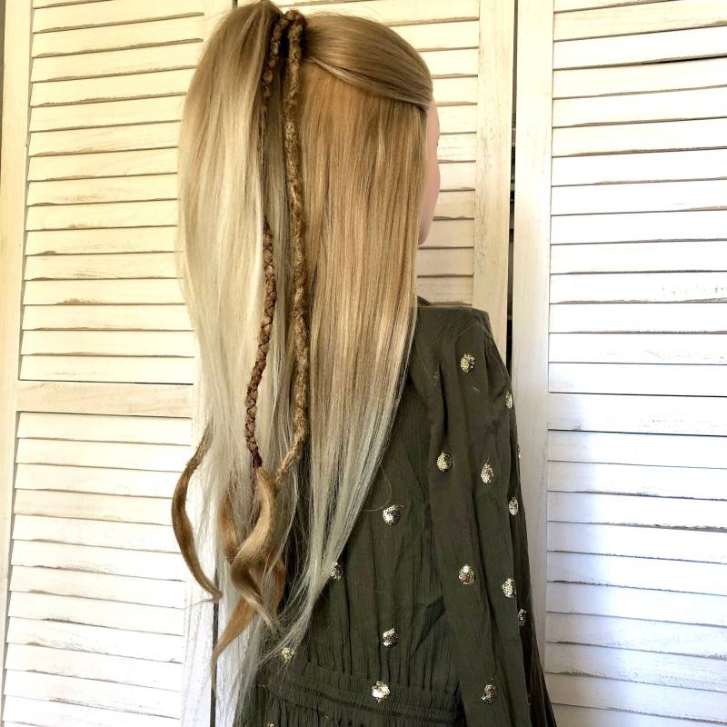 Dreadfall Dunkel-/Mittelblond 40/50/60 cm Lang von SunnyDreadlocks