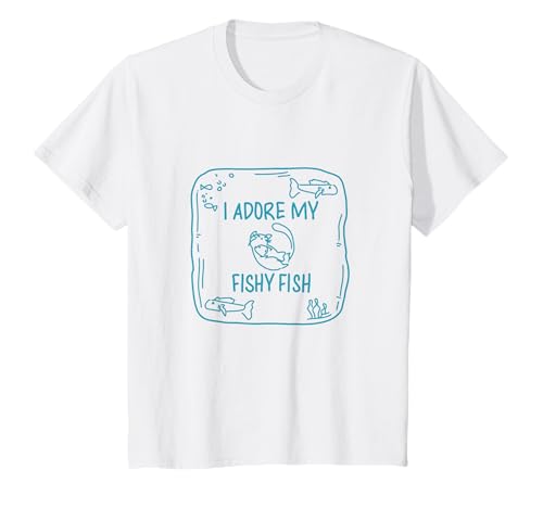 Kinder Fishlove T-Shirt Kinder Fishlove T-Shirt von SunnyDroplet