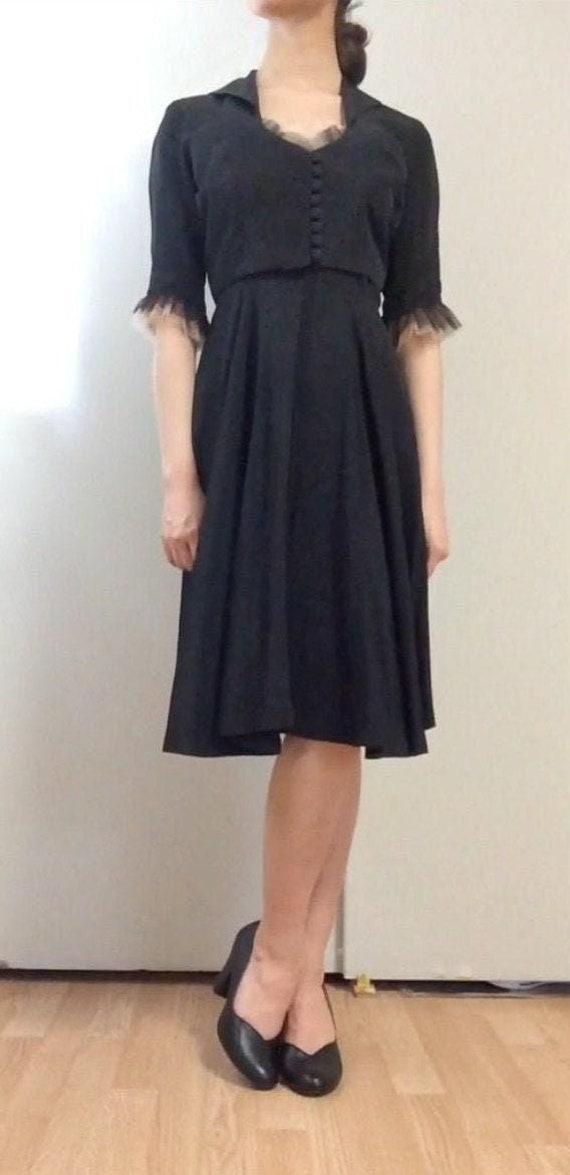 50Er Jahre Laurie Jane Cocktail Set - Jacke & Kleid 50Er Jahre Laurie Jane Cocktail Set - Jacke & Kleid von SunnyShopVintage