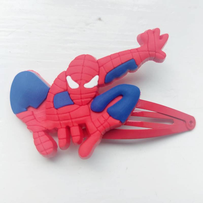 Spiderman Actionfigur Snap Haarspangen - 2Er Pack Rot Spiderman Actionfigur Snap Haarspangen - 2Er Pack Rot von SunnySlideUp