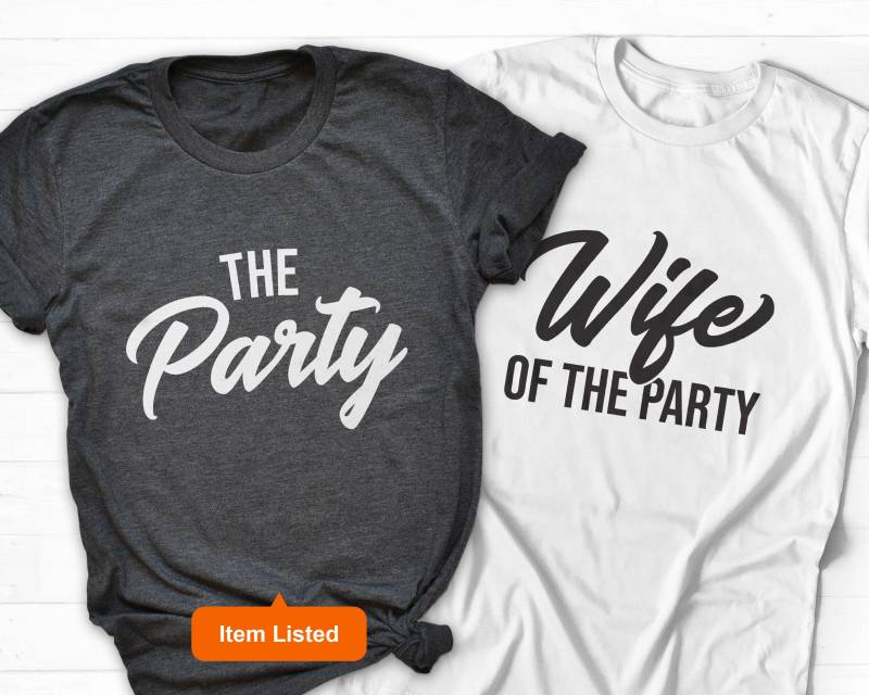 Passende Braut Party Shirt, Frau Der Party, Squad Junggesellinnenabschied Tshirt, Crew, Flitterwochen Shirts von SunnyWaysApparel