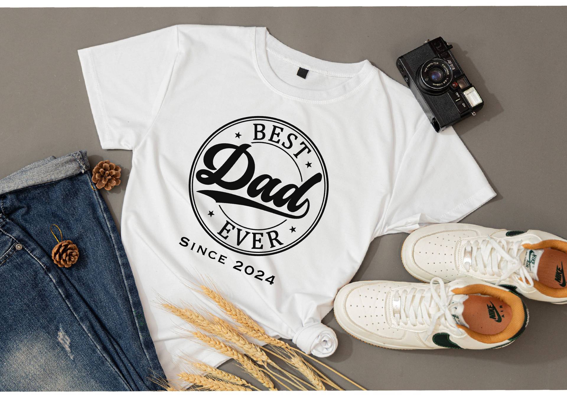 Papa T-Shirt | Personalisiertes Shirt Vatertagsgeschenk Papa Personalisiert| Personalisiert Geschenkidee Vatertag von Sunnykidz