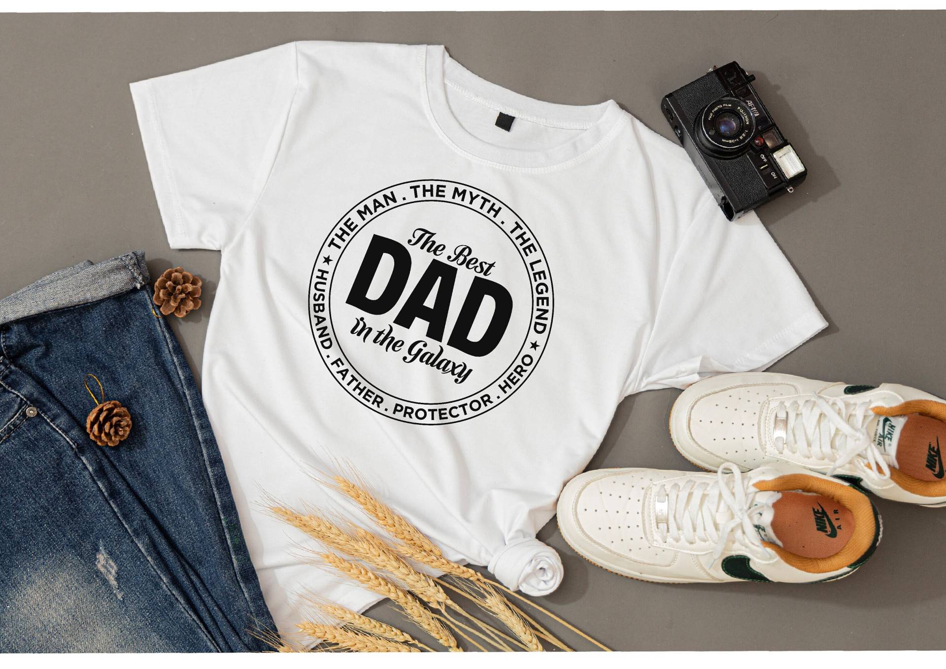 Papa T-Shirt | Personalisiertes Shirt Vatertagsgeschenk Papa Personalisiert| Personalisiert Geschenkidee Vatertag von Sunnykidz