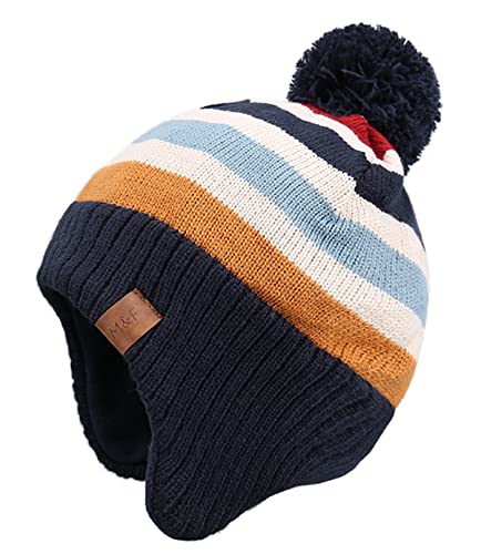 Sunnysnow Kinder Wintermütze Jungen Beanie Hut Junge Babymütze Slouchy Strickmütze Jungs Warme Knit Cap Mädchen Hat von Sunnysnow