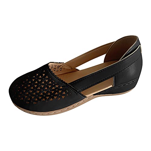 Damen Sandalen Schwarz: Sandaletten Schwarz Keilabsatz Schuhe Keilsandalen Elegant Orthopädisch Wedges Keilsandaletten Weiß Beige Damensandalen Sommer vorne geschlossen Sommerschuhe Plateau Bequem Damen Sandalen Schwarz: Sandaletten Schwarz Keilabsatz Schuhe Keilsandalen Elegant Orthopädisch Wedges Keilsandaletten Weiß Beige Damensandalen Sommer vorne geschlossen Sommerschuhe Plateau Bequem von Sunnyuk