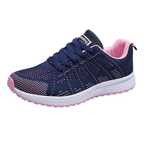 Damen Sneaker Weiss 42 rutschfeste Sale Flache Schuhe Sportschuhe Freizeitschuhe Frühling Meladen Turnschuhe Laufschuhe Gym Damenschuhe Bequeme Leistungsstarke Women Shoes Sneakers Schuhe von Sunnyuk