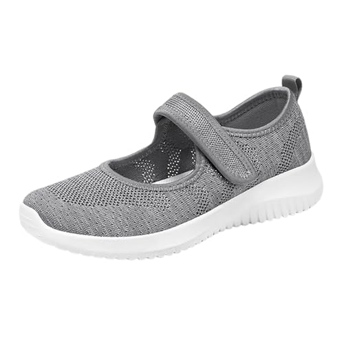 Orthopädische Schuhe Damen Sommer Leicht Walkingschuhe Bequem Weite H Sommerschuhe Krankenschwester Schuhe Atmungsaktives Vermascht Wanderschuhe Memory Schaum Sneaker Sportschuhe Sandalen von Sunnyuk
