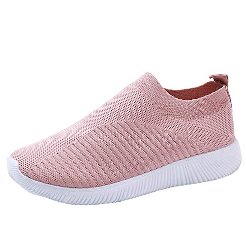 Orthopädische Schuhe Damen Sommer Leicht Walkingschuhe Bequem Weite H Sommerschuhe Krankenschwester Schuhe Atmungsaktives Vermascht Wanderschuhe Memory Schaum Sneaker Sportschuhe Sandalen von Sunnyuk