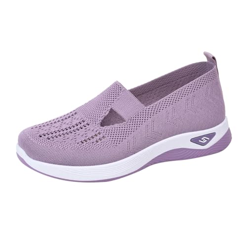 Orthopädische Schuhe Damen Sommer Leicht Walkingschuhe Bequem Weite H Sommerschuhe Krankenschwester Schuhe Atmungsaktives Vermascht Wanderschuhe Memory Schaum Sneaker Sportschuhe Sandalen von Sunnyuk