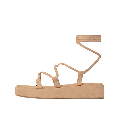 Plateau Sandalen Damen Gold Slip-Toe Plus Size Fashion Damen Strap Suede Roman Plateau Sandalen Damen Sandalen Damen Schuhe Schwarz Schrift Plateau Sandalen Damen Gold Slip-Toe Plus Size Fashion Damen Strap Suede Roman Plateau Sandalen Damen Sandalen Damen Schuhe Schwarz Schrift von Sunnyuk