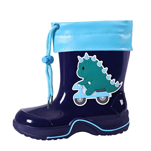 Regenstiefel Kinder Regenstiefel rutschfeste Kinder Wasserschuhe Klassische Kinder Regenstiefel wasserdichte Regenstiefel Kinder Baby Cartoon Schuhe Kinder Gummistiefel für Mädchen Jungen von Sunnyuk