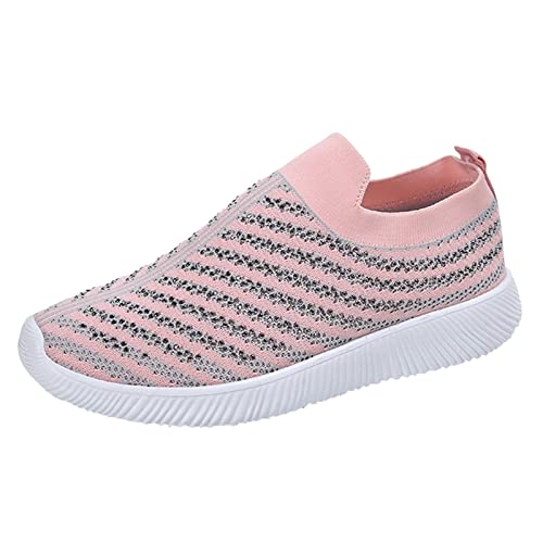 Rote Turnschuhe Damen Leder Freizeit Dämpfung Sportlich Schuhe Sneaker Frauen Sportschuhe Schwarz Weiße Sohle Wanderschuhe Schnürschuhe Cheerleading-Schuhe Halbschuhe für Outdoor Jogging Fitness von Sunnyuk