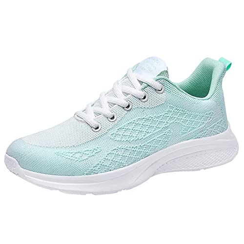 Rote Turnschuhe Damen Leder Wasserdicht Fashion Sportlich Schuhe Sneaker Frauen Sportschuhe Fitnessstudio Weiß Fitnessschuhe Laufschuhe Hallenschuhe Damenschuhe für Schule Walking Fitness Gym Sport von Sunnyuk