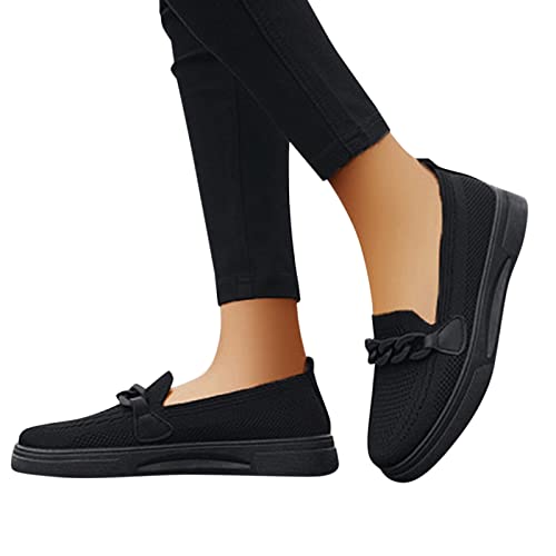 Schwarze Turnschuhe Damen Hoch Laufschuhe Mode Fitnessschuhe Joggingschuhe Halbschuhe Canvas Flache Schuhe Joggingschuhe Turnschuhe Damen rutschfest Freizeitschuhe Keilabsatz Fitness Turnschuhe von Sunnyuk