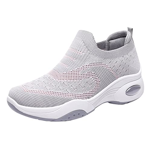 Sneaker Damen Schwarz 40 Laufschuhe Sportschuhe Sale Leicht Weiche Schuhe Frauen Sneaker Lässige Gym Sommerschuhe Sportlich Joggen Halbschuhe Freizeitschuhe Walkingschuhe von Sunnyuk