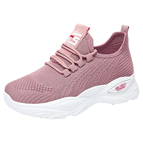 Sneaker Damen Schwarz Plateau Laufschuhe Sportschuhe Fitnessstudio Schuhe Frauen Elegant Sport Laufen Fitnessschuhe Trekking Walking Straßenlaufschuhe Freizeitschuhe Walkingschuhe von Sunnyuk