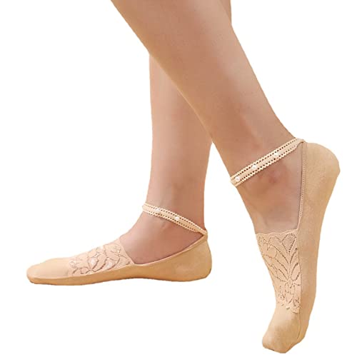 Socken Damen 39-42 Schwarz Weiß Perlenspitze Socken Knöchelsocken Niedlich Mesh Transparent Ultra Dünn Durchsichtig Lace Liner Socken Für Frauen Mädchen Damen No-Show-Socken von Sunnyuk