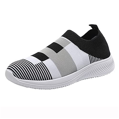 Socken Schuhe Damen Laufschuhe, Mesh Frauen Colorblock Freizeitschuhe Slip-on Überschuhe Leichte Atmungsaktiv Komfortabel Sneakers Günstig Fashion Sportschuhe Running Schuhe von Sunnyuk