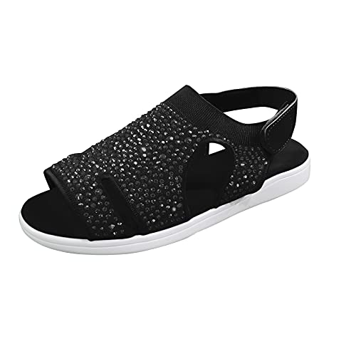 Sommerschuhe Damen Orthopädische Bequem Schuhe Sandaletten Sommer Breite Füße Waschbare Sportsandalen Damensandalen Slingback Slide Sandalen Sommersandaletten Weiche Offene Zehen Outdoorsandalen von Sunnyuk