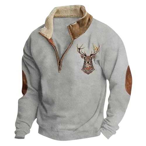 Sunnyuk Herren Arbeitspullover Blau, Half Zip Pullover Herren Strick Warm Strickpullover Sweater Winter Stehkragen Arbeitspullover mit Reißverschluss Sport Winterpullover Langarmshirt Business Sunnyuk Herren Arbeitspullover Blau, Half Zip Pullover Herren Strick Warm Strickpullover Sweater Winter Stehkragen Arbeitspullover mit Reißverschluss Sport Winterpullover Langarmshirt Business von Sunnyuk
