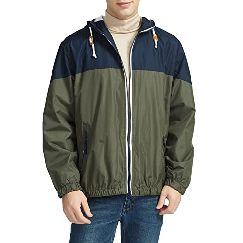 Sunnyuk Herren Regenjacke Sommer Fahrrad Windjacke Regenbekleidung Männer Jacke Winddicht Atmungsaktiv Freizeitjacke Regenmantel Sportjacke Sport Große Größen Regenanzug Fahrradjacke Softshelljacke von Sunnyuk