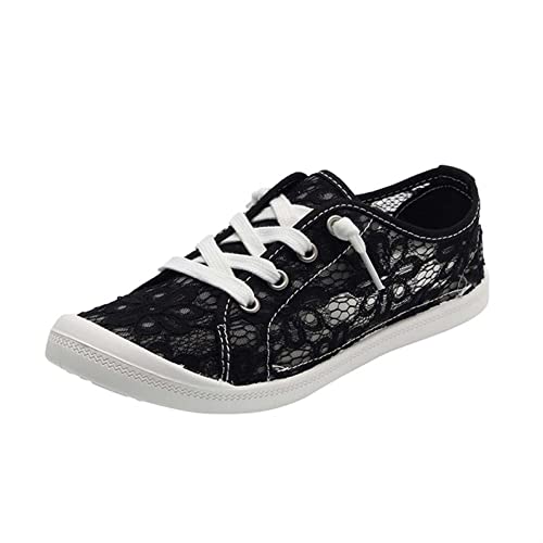 Sunnyuk Joggingschuhe Damen Freizeitschuhe Atmungsaktive Spitze Blumenmuster Mesh Hohle Schnürschuhe Bestickte Sneaker Leicht Sportlich Schuhe Wanderhalbschuhe Outdoorschuhe Sunnyuk Joggingschuhe Damen Freizeitschuhe Atmungsaktive Spitze Blumenmuster Mesh Hohle Schnürschuhe Bestickte Sneaker Leicht Sportlich Schuhe Wanderhalbschuhe Outdoorschuhe von Sunnyuk