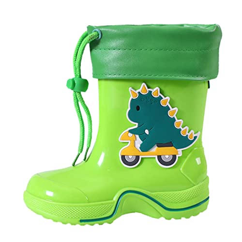 Sunnyuk Kinder Gummistiefel Cartoon Dinosaurier Regenstiefel rutschfeste wasserdichte Regenstiefel Leichte Kinder Regenstiefel Gummistiefel für Kinder mit hervorragendem Fußklima von Sunnyuk