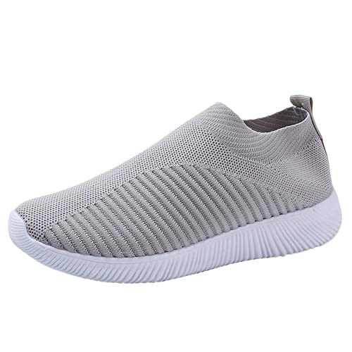 Sunnyuk Laufschuhe Damen Turnschuhe, Atmungsaktiv, Leichte, rutschfest Sportschuhe Turnschuhe Flach Bequem Sport Joggingschuhe Fitnessschuhe Outdoor Fashion Casual Hallenschuhe Damenschuhe von Sunnyuk