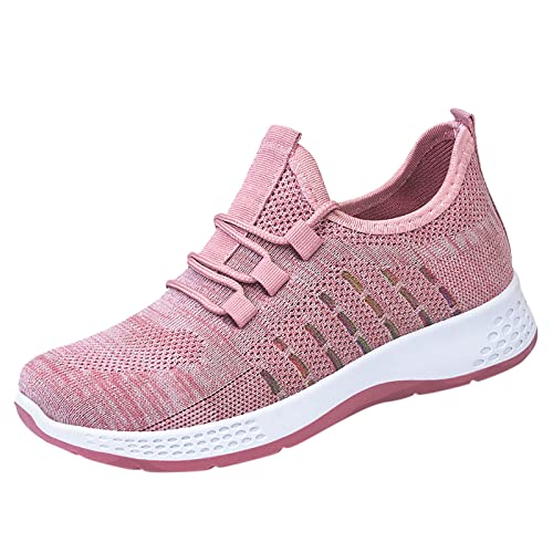 Sunnyuk Sneaker Damen Schwarz Weiß Sport Atmungsaktiver Sneaker Damen Laufen Für Damen Sneaker Schuhe Stoffschuhe Mesh Damen Sneaker Praxis Schuhe Damen von Sunnyuk