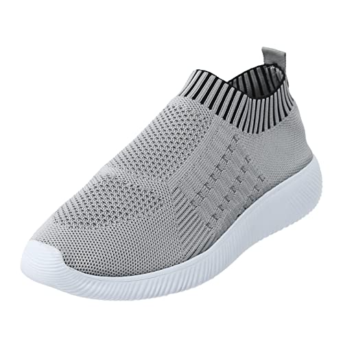 Sunnyuk Sneaker Damen Sommer Schwarz Mode Sommer Damen Sneakers Große Größe Slip On Mesh Atmungsaktiv Leicht Bequem Lässig Damen Schuhe Sneakers Gelb von Sunnyuk
