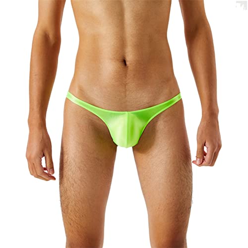 Sunnyuk Tanga Herren Herrenstrings Modische String Slip Hochwertig String Transparent Dessous Erotisch Persönlichkeit, Thong Offener String Tanga Mode Weiß Mini Briefs Party von Sunnyuk