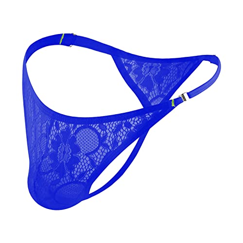 Sunnyuk Tanga Herren Herrenstrings Sportliche Unterwäschehose Passform Thong Low-Rise Dessous Erotisch Mode String Transparent Erotische Slips Modische Offener Mini Briefs Cosplay von Sunnyuk