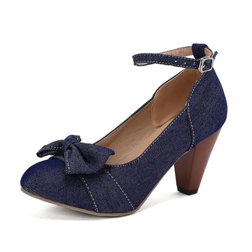 Sunnyuk pumps damen gold, Trachtenschuhe Damen Pumps Elegant und Bequem Dirndl Schuhe Absatzschuhe Riemchen Trachten High Heels Tanzschuhe mit Absatz Festlich Damenschuhe für Oktoberfest von Sunnyuk