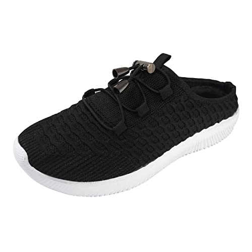 Wanderschuhe Damen Leicht Hoch Laufschuhe Plateau Sneaker Flache Schuhe Freizeitschuhe Slip On Joggingschuhe Laufschuhe Damenschuhe Flach Bequem Mesh Sneaker Canvas Flache Schuhe Frauen von Sunnyuk