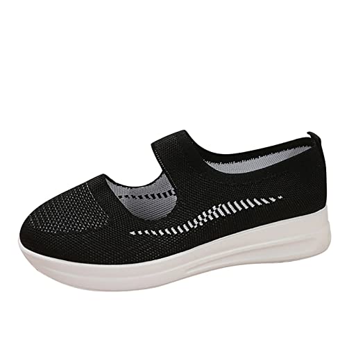 Weiße Turnschuhe Damen Stoff Casual Große Größe Laufschuhe Frauen Sportschuhe Weisse Sohle Wanderschuhe Schnürschuhe Cheerleading-Schuhe Halbschuhe für Gehen Laufen Joggen Sports von Sunnyuk