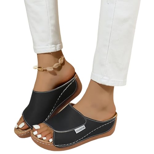 Vivastep Sandalen Damen - Ergonomische Rutschfeste Orthopädische Sandaletten zur Schmerzlinderung Pantoletten Platform Bequem Keilsandalen Sommer Hausschuhe Sommerschuhe, bergxperten schuhe damen Vivastep Sandalen Damen - Ergonomische Rutschfeste Orthopädische Sandaletten zur Schmerzlinderung Pantoletten Platform Bequem Keilsandalen Sommer Hausschuhe Sommerschuhe, bergxperten schuhe damen von Sunnyuk