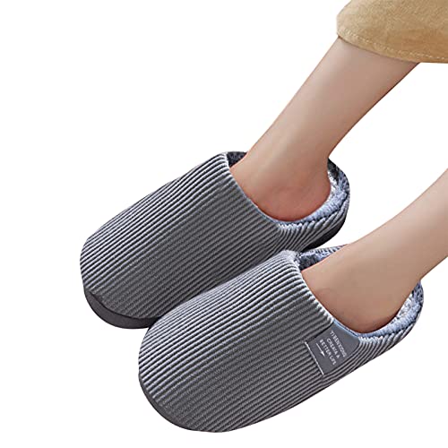 filzpantoffeln herren 47, Hausschuhe Damen Winter Plüsch Pantoffeln Herren Warm Filzpantoffeln Frauen Bequeme Filzhausschuhe Filz Slippers Unisex von Sunnyuk