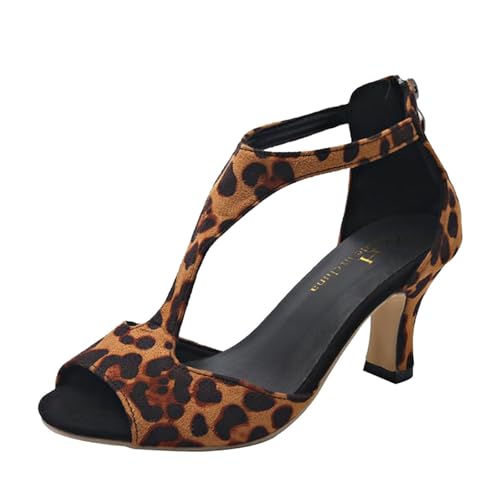 sommerschuhe damen mit absatz, Sandalen Damen mit Absatz Sommer Hallux Valgus High Heels Schuhe Sommerschuhe Offene Slingback Pumps Elegant und Bequem Sandaletten Weite H Absatzschuhe Tanzschuhe von Sunnyuk