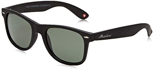 Sunoptic Unisex-Erwachsene Montana Sonnenbrille, Schwarz (Black/G15), 54 von Montana