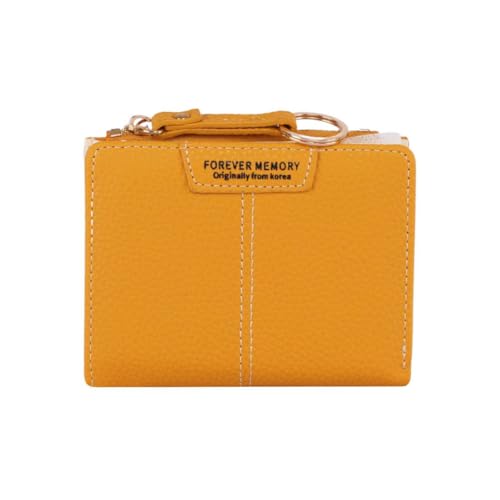 Sunphio PU Leder Damen Geldbörse, Geräumiges Trifold Design mit Kartenfächern und Münzfach, Elegante Geldbörse für den täglichen Gebrauch, S02-Orange, Modern Sunphio PU Leder Damen Geldbörse, Geräumiges Trifold Design mit Kartenfächern und Münzfach, Elegante Geldbörse für den täglichen Gebrauch, S02-Orange, Modern von Sunphio