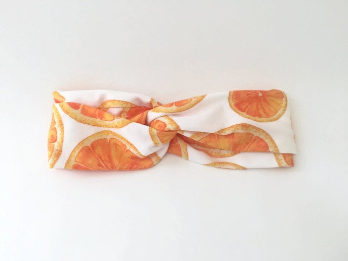 Orange Stück Zwei-Wege-Stirnband Stretchy Sportlich Stirnband Für Yoga Orange Stück Zwei-Wege-Stirnband Stretchy Sportlich Stirnband Für Yoga von SunriseThreadsCo