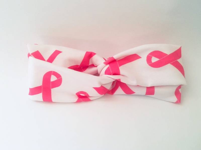 Pink Ribbon Zwei-Wege-Stirnband Brustkrebs Bewusstsein, Yoga Stirnband Dehnbar Pink Ribbon Zwei-Wege-Stirnband Brustkrebs Bewusstsein, Yoga Stirnband Dehnbar von SunriseThreadsCo