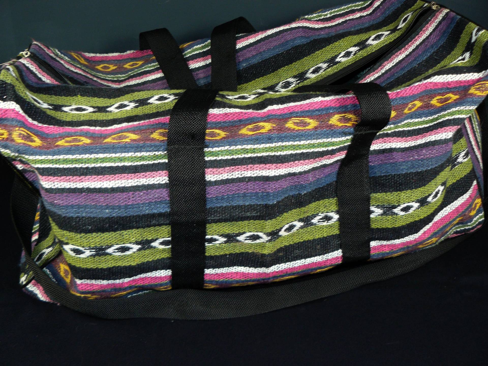 Vintage Reisetasche Ethno Festival Tasche Groß Bunt von SunriseVintageDE