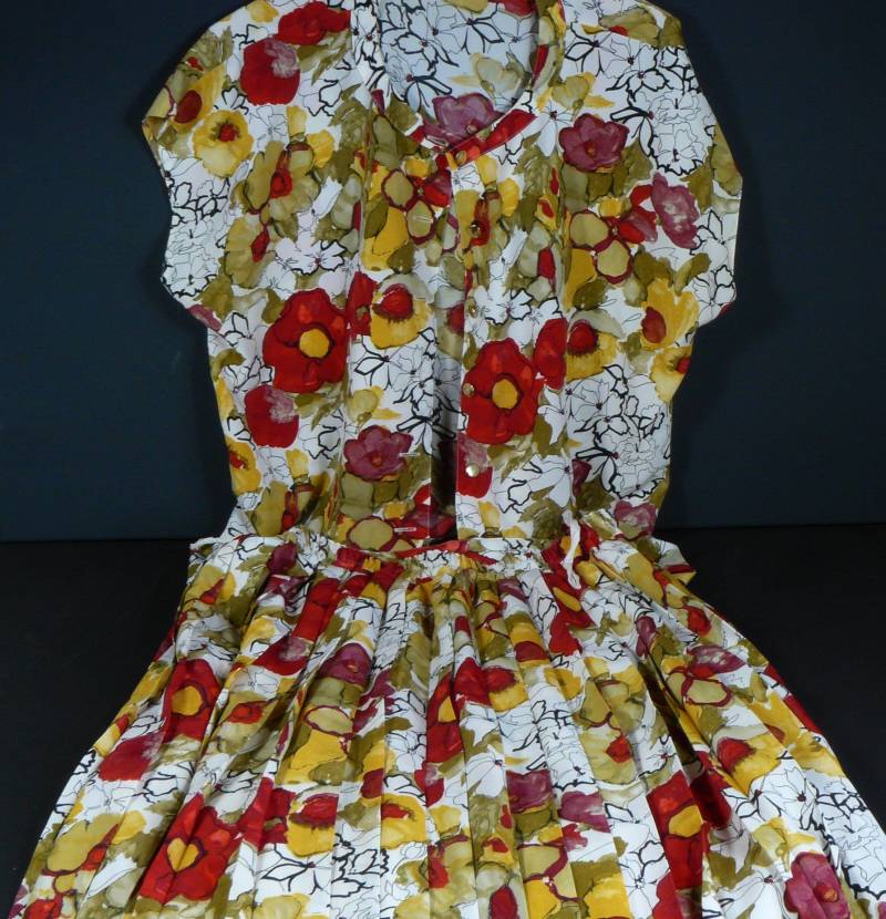 Vintage Rock+Bluse Hardob 80Er Sommer Ensemble Gr42 W-Germany von SunriseVintageDE