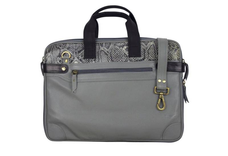 Sunsa Aktentasche Damen Leder Laptoptasche Handtasche Bürotasche, Reste von echt Leder von Sunsa