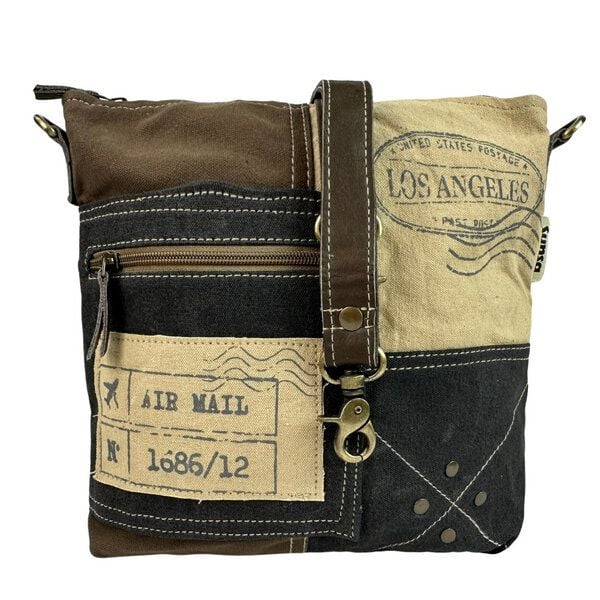 Sunsa Canvas Umhängetasche Vintage Schultertasche Damen Crossbody Tasche von Sunsa